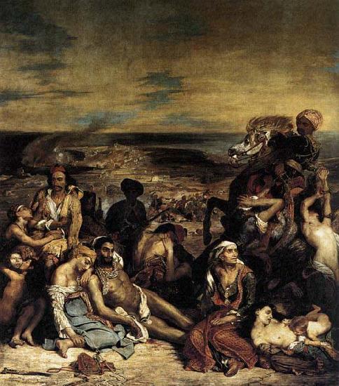 Eugene Delacroix The Massacre at Chios China oil painting art